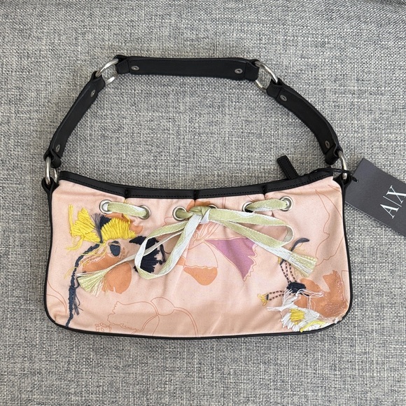 A|X Floral Pink Shoulder Bag - Picture 1 of 5